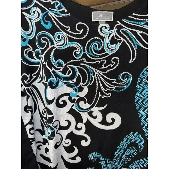 JM COLLECTION blouse Size M medium - Picture 2 of 5